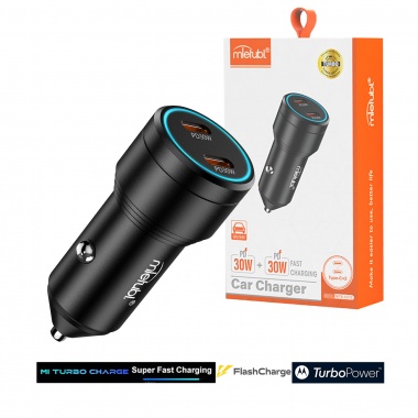Cargador de Auto MIETUBL Doble Tipo-C PD60W 