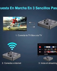 Smart Tv Box I96 Z26 4k, Amlogic S905W, Android 7.1, 2GB/ 16GB, WIFI 2,4G/5G