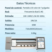 Plotter de corte Hidrogel Liberado 22" MIETUBL 180TPro