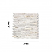 Mosaico de PVC-Aluminio Autoadhesivo MARMOL BEIGE    