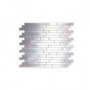 Mosaico de aluminio Autoadhesivo BRICKS 