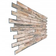 Panel PVC 3D, Realista. CANTERA PLANA (97,4 x 49,3cm). Estándar 0,4mm