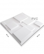 Paneles 3D PVC "CUBISTA"  / m²