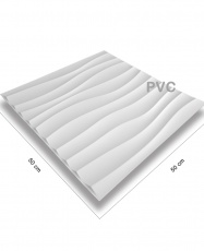 Paneles 3D PVC "CURVY" / m²