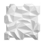 Paneles 3D PVC "CRISTAL BLANCO" / m²
