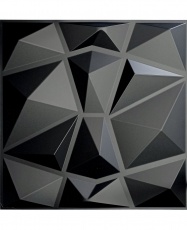 Paneles Decorativo 3D PVC Diamond Negro / m²