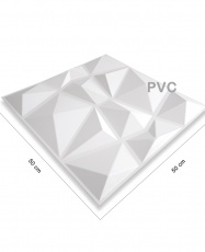 Paneles 3D PVC "DIAMOND PEAKS" / m² 
