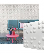 Paneles 3D PVC INDUSTRIAL / m²