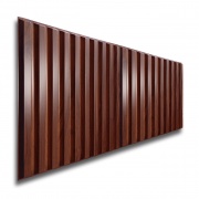 Paneles 3D PVC "LISTON NOGAL" / m²