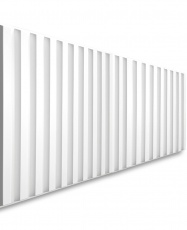 Paneles 3D PVC "LISTON BLANCO" / m²