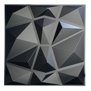 Paneles 3D PVC MOUNTAIN NEGRO / m²