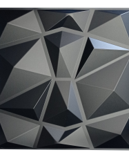 Paneles 3D PVC MOUNTAIN NEGRO / m²