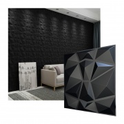 Paneles 3D PVC MOUNTAIN NEGRO / m²