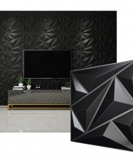 Paneles 3D PVC MOUNTAIN NEGRO / m²