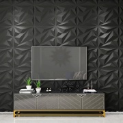 Paneles 3D PVC MOUNTAIN NEGRO / m²