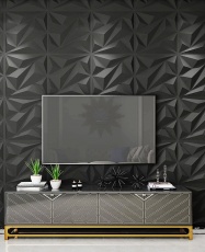 Paneles 3D PVC MOUNTAIN NEGRO / m²