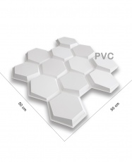 Paneles 3D PVC "PANAL" / m²