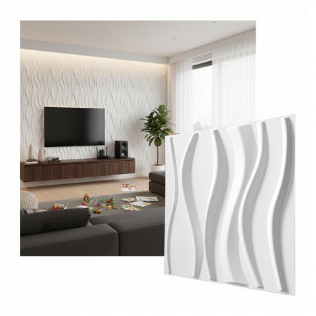 Paneles 3D PVC "WIND" / m²