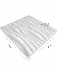 Paneles 3D PVC "WAVES" / m²