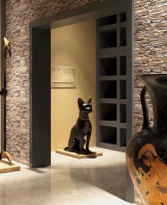 Panel PVC 3D, Realista. PLASTUSHKA CAFÉ 0.43m² c/u (97.8 x 48.5 cm). 