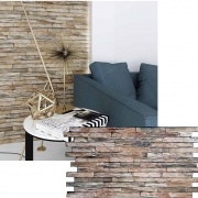 Wall Panel PVC 3D, Realista. CANTERA PLANA 0.45m² c/u (96.4 x 49 cm)