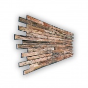 Wall Panel PVC 3D, Realista. CANTERA PLANA 0.45m² c/u (96.4 x 49 cm)