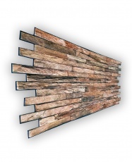 Wall Panel PVC 3D, Realista. CANTERA PLANA 0.45m² c/u (96.4 x 49 cm)