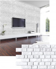 Wall Panel PVC 3D, Realista. LADRILLO RETRO 0.41m² c/u (95,1 x 49,5cm). 
