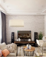 Wall Panel PVC 3D, Realista. LADRILLO RETRO 0.41m² c/u (95,1 x 49,5cm). 