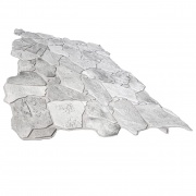 Wall Panel PVC 3D, Realista. LAJA GRIS 0.62m² c/u (98,4 x 63,3cm). 