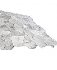 Wall Panel PVC 3D, Realista. LAJA GRIS 0.62m² c/u (98,4 x 63,3cm). 