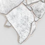 Wall Panel PVC 3D, Realista. LAJA GRIS 0.62m² c/u (98,4 x 63,3cm). 