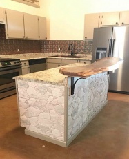 Wall Panel PVC 3D, Realista. LAJA GRIS 0.62m² c/u (98,4 x 63,3cm). 