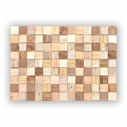 Wall Panel PVC 3D, Realista. MOSAICO MADERA 0.57m² c/u (91 x 63cm). 