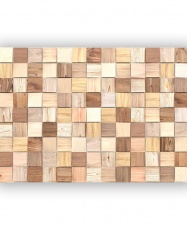 Wall Panel PVC 3D, Realista. MOSAICO MADERA 0.57m² c/u (91 x 63cm). 