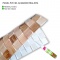 Wall Panel PVC 3D, Realista. MOSAICO MADERA 0.57m² c/u (91 x 63cm). 