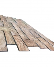 Panel PVC 3D, Realista. PIEDRA AMARILLA 0.45m² c/u (97,7 x 49,3cm). 