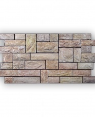 Panel PVC 3D, Realista. PIEDRA AMARILLA 0.45m² c/u (97,7 x 49,3cm). 