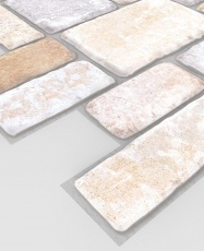 Wall Panel PVC 3D, Realista. PIEDRA AURORA 0.45m² c/u (97.7 x 49.3 cm). 