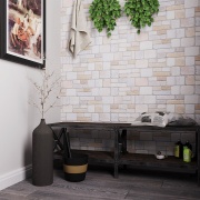 Wall Panel PVC 3D, Realista. PIEDRA AURORA 0.45m² c/u (97.7 x 49.3 cm). 