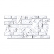 Wall Panel PVC 3D, Realista. PIEDRA BLANCA 0.45m² c/u (97,7 x 49,3cm). 