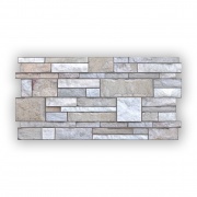 Panel PVC 3D, Realista. PIEDRA GRANITO 0.45m² c/u (96,9 x 48,4cm).