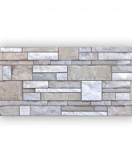Panel PVC 3D, Realista. PIEDRA GRANITO 0.45m² c/u (96,9 x 48,4cm).
