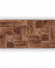 Wall Panel PVC 3D, Estampado Realista PINE WOOD 0.46m² c/u (96 x 47.9 cm)