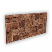 Wall Panel PVC 3D, Estampado Realista PINE WOOD 0.46m² c/u (96 x 47.9 cm)