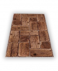 Wall Panel PVC 3D, Estampado Realista PINE WOOD 0.46m² c/u (96 x 47.9 cm)