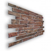 Wall Panel PVC 3D, Realista. PIZARRA MARRÓN 0.44m² c/u (97 x 49 cm)