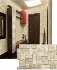 Panel PVC 3D, Estampado Realista. NATURAL SHELL ROCK 