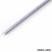 PERFILES MULTIPROPÓSITO PVC ( 6 UNIDADES) 900X8X4mm (Beige Claro, Café, Gris)