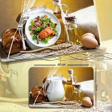 Set 6 Individuales PVC de mesa Harvest 40 x 25cm.